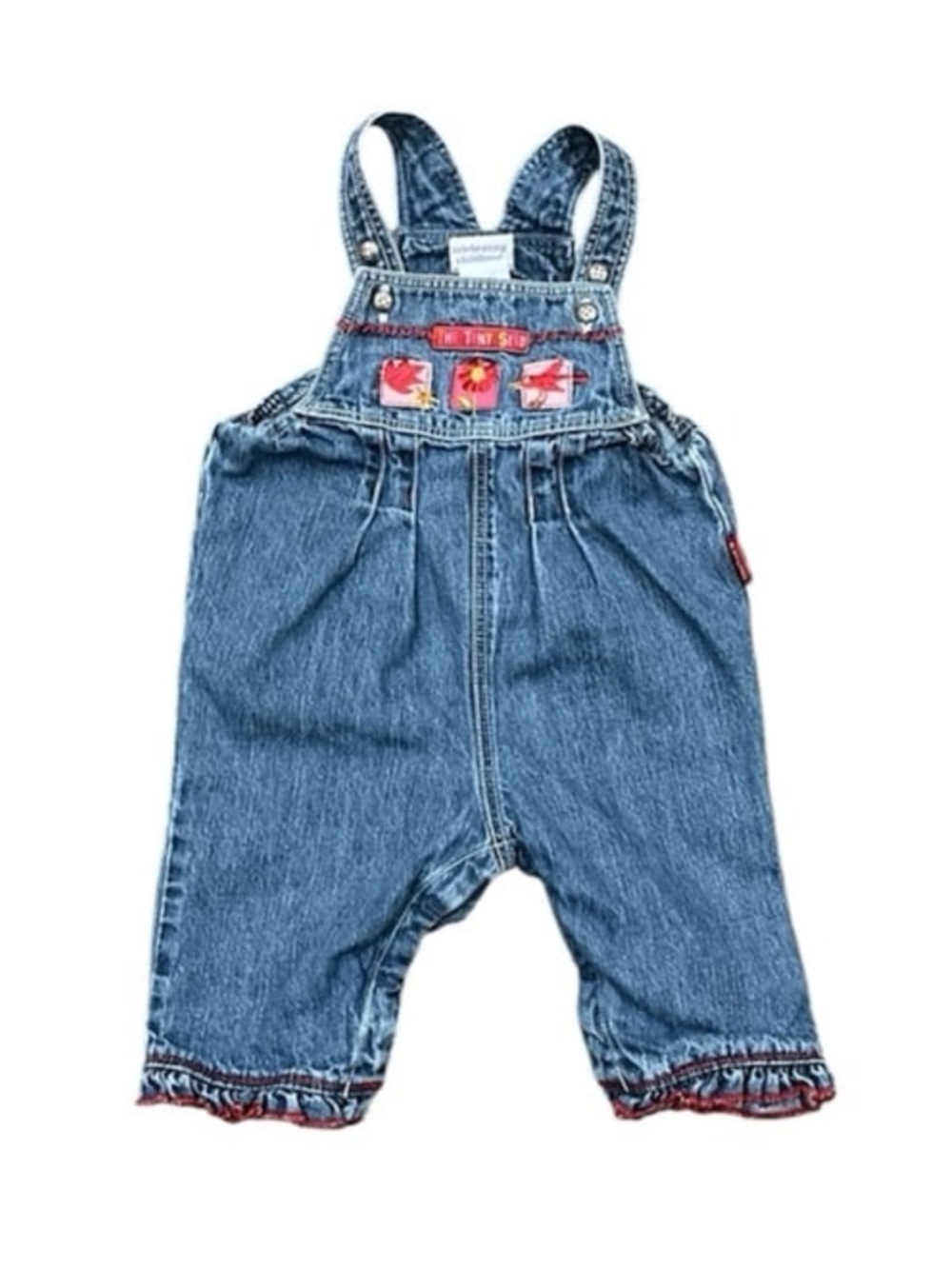 Vintage 2003 Carter’s Eric Carle The Tiny Seed Denim Overalls 3-6M 12-18 lbs